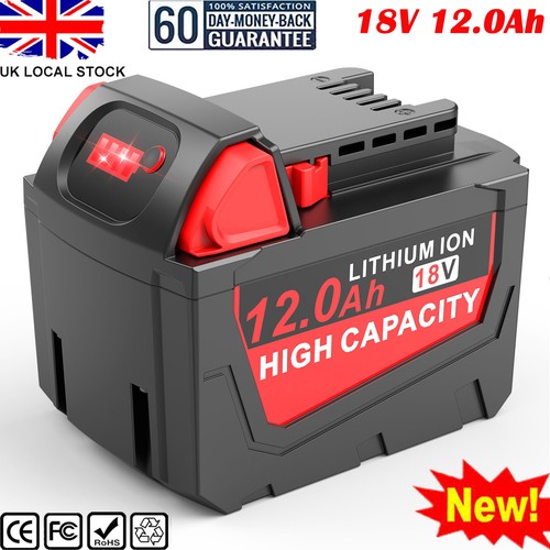 0ah for milwaukee 18v - 12.0ah,