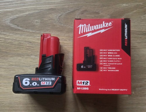 New milwaukee m12 0ah - new, 6.0ah