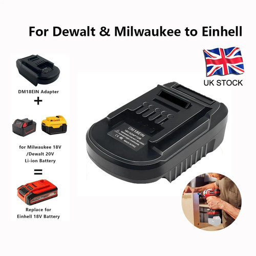 Battery adapter for - adapter, dewalt