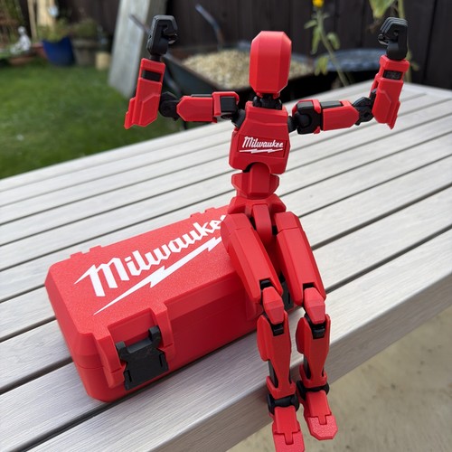Milwaukee robot action figure - robot,