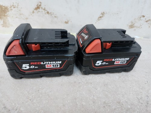 Milwaukee 18v battery 2x5 0ah - battery,